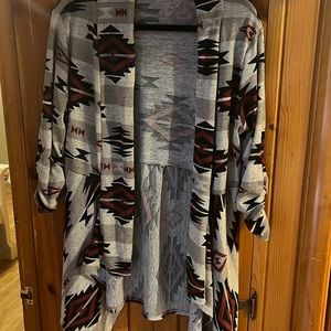 Aztec kimono/cardigan